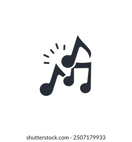 note icon. vector.Editable stroke.linear style sign for use web design,logo.Symbol illustration.
