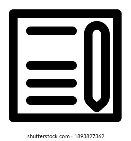 Notizsymbol, das Sie für kommerzielle Zwecke verwenden können