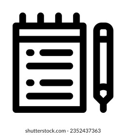note icon for your website, mobile, presentation, and logo design.
