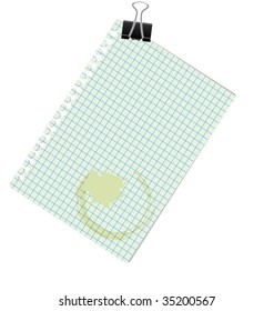 note illustration