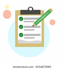 Note illustration for your website, application and presentation or for icon