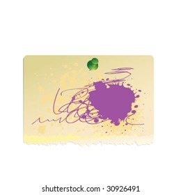 note with ink