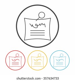 note line icon