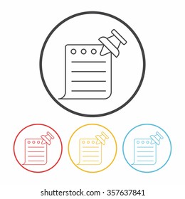 note line icon