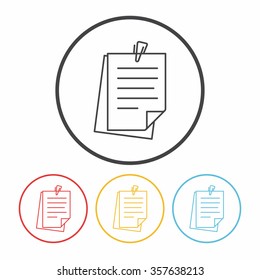 note line icon
