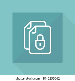 Note line vector icon