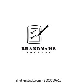 note logo icon design template modern vector illustration