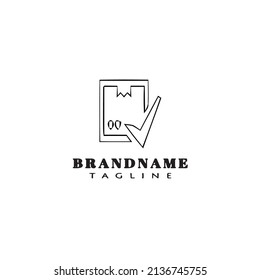 plantilla de diseño de icono de logotipo de notas ilustración vectorial moderna