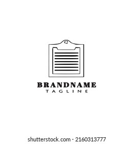 note logo icon design template modern vector illustration