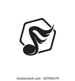 Note Logo Icon , Music Logo