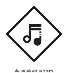 Note Logo Icon , Music Logo