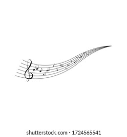 note logo stock illustration design