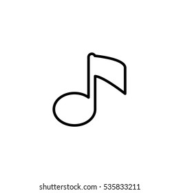 Note logotype. Illustration. Minimalism.