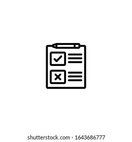 Note Management To Do List Icon, Logo, Vector