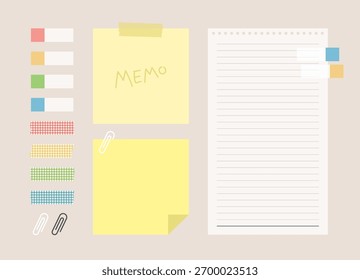 Notiz, Notiz, Clipillustrationssammlung