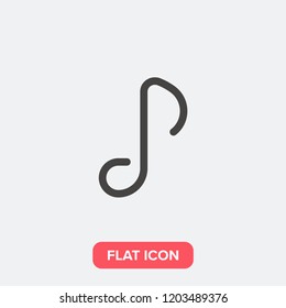 Note modern simple flat vector illustration for web site or mobile app