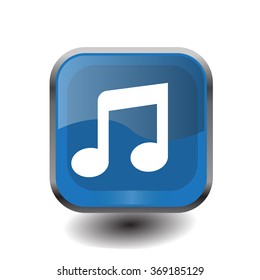 note (music) icon isolated