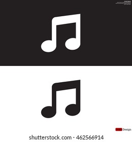 note (music) icon isolated