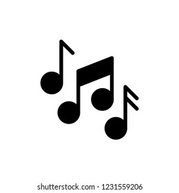 note music icon vector