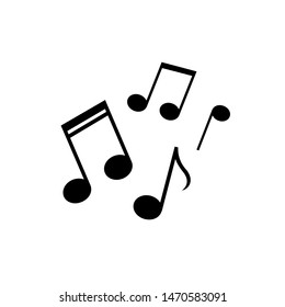 Note Music Icon Vector Design