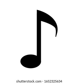 Note Music Icon Vektorillustration Design auf weißem Hintergrund