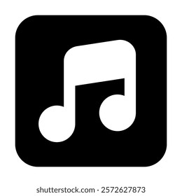 Note Music icon vector illustration style