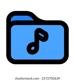 Note Music icon vector illustration style