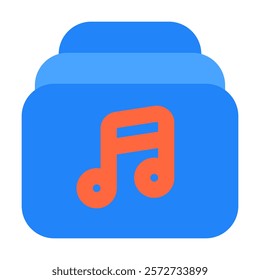 Note Music icon vector illustration style