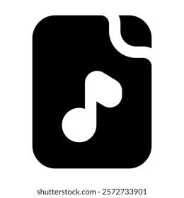 Note Music icon vector illustration style