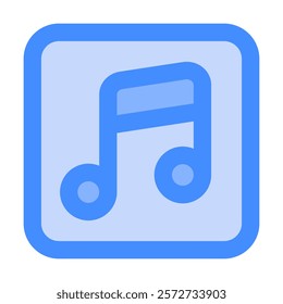 Note Music icon vector illustration style