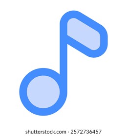 Note Music icon vector illustration style