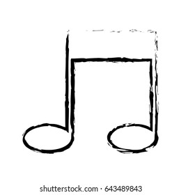 note music melody sound artistic sketch