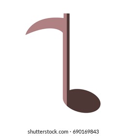 note music melody sound button web icon