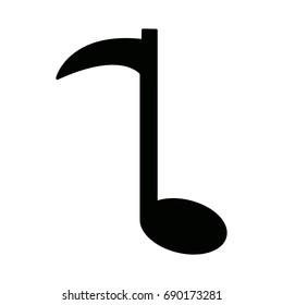 note music melody sound button web icon