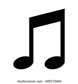 note music melody sound button web icon