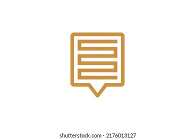  Note Music Monoline Logo Vector