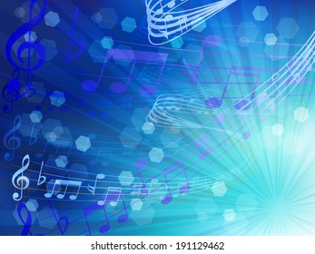 Note music score