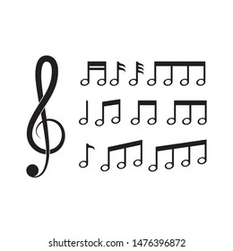 note music vector illustration design