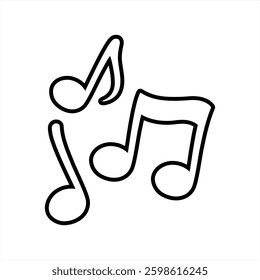 Note music vector stock illustration 10 eps.
