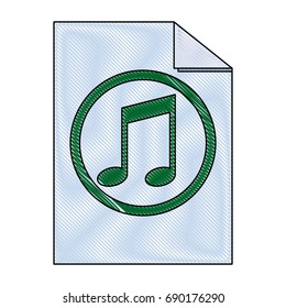 note music web online melody concept