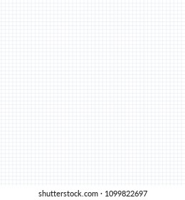 Note, notebook paper sheet for text, squared background. Vector illustration.