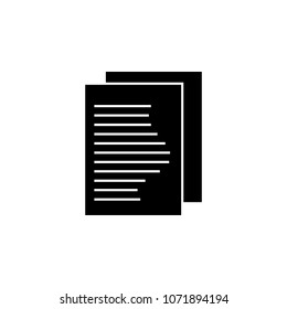 note on a sheet icon. Element of minimalistic icon for mobile concept and web apps. Signs and symbols collection icon for websites, web design, mobile app on white background