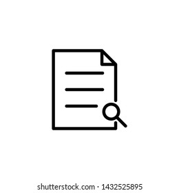 Note Outline Vector, Note Outline Icon, Note Outline Illustration, Note Outline Eps10 