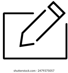 Note pad or note book vector icon for notes or tasks web applications.