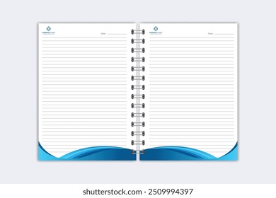 Note Pad design or Note Book template