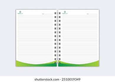 Note Pad design or Note Book template