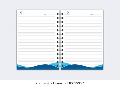 Note Pad design or Note Book template