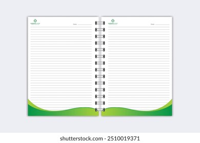 Note Pad design or Note Book template