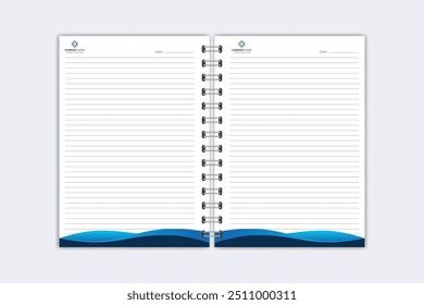 Note Pad design or Note Book template