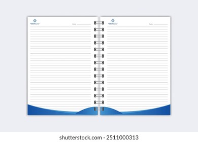 Note Pad design or Note Book template